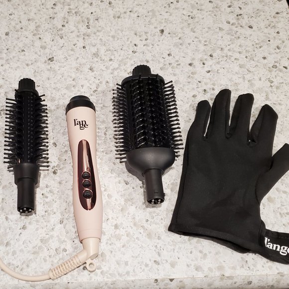 Lange Hair Lange Le Shape Duet Ceramic Heated Round Brush Set With